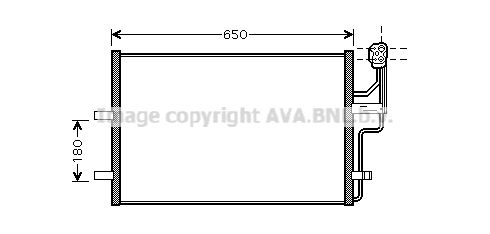 AVA QUALITY COOLING Lauhdutin, ilmastointilaite MZ5186